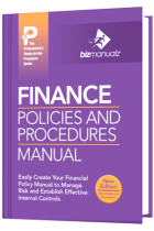 Finance Policy and Procedure Manual Template