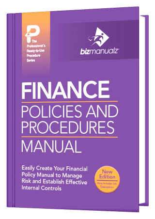 Finance Policy and Procedure Manual Template