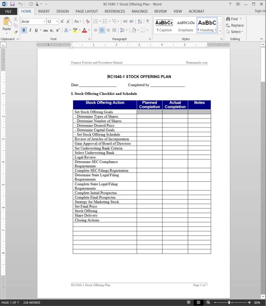 Accounting Firm Business Plan Template