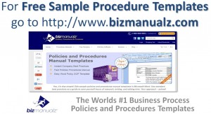 Free Sample Policies Procedures Templates