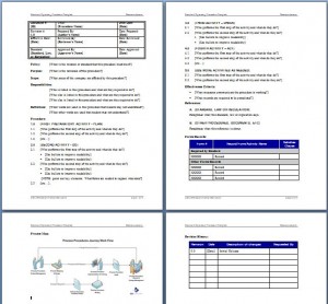 MS Word standard work instructions Template