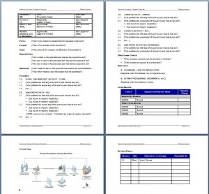 MS Word Procedure Template