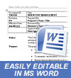 Policies and Procedures MS Word Template