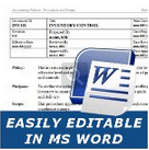 editable in ms word