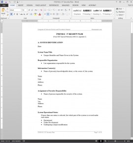 It Security Policies It Security Procedures Bizmanualz Information Technology Security Plan Template
