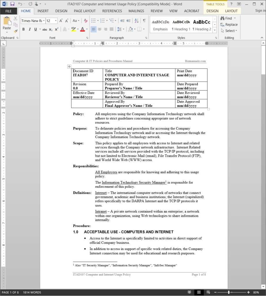 Free Download Accounting Policies And Procedures Manual NonProfit