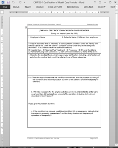 Health Care Provider Certification Approval Template