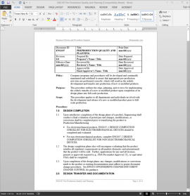 Engineering Procedure Template | Engineering Design Procedures