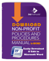 Nonprofit Policy and Procedure Manual Template