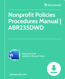 Non-profit Procedures Manual