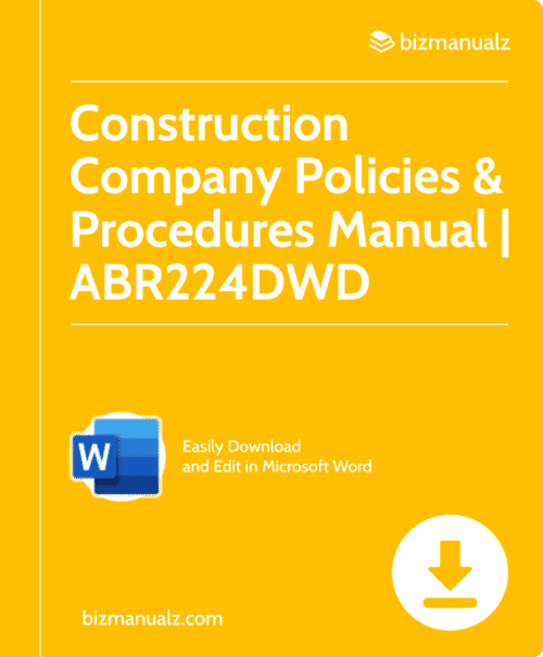 Construction Procedures Manual