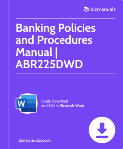 Banking Policies Procedures