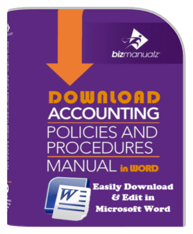 Accounting Policy Procedure Manual MS-Word Template