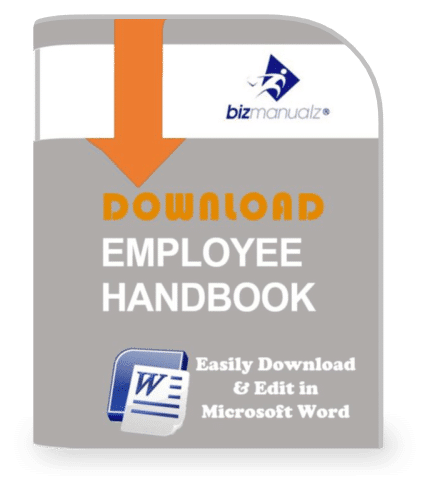 Small Business Employee Handbook Template Free from www.bizmanualz.com