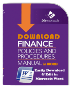 Finance Policy Procedure Manual