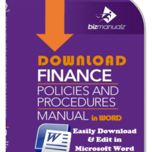 Finance Policy Procedure Manual