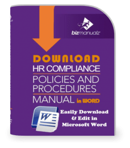 HR Compliance Policies and Procedures Manual