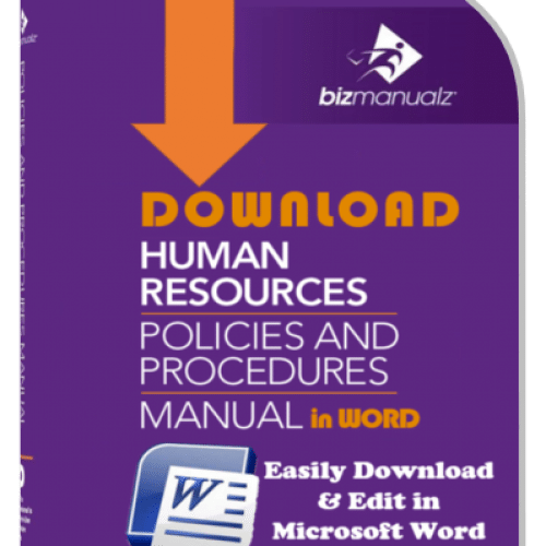 Human Resources HR Policy Procedure Manual