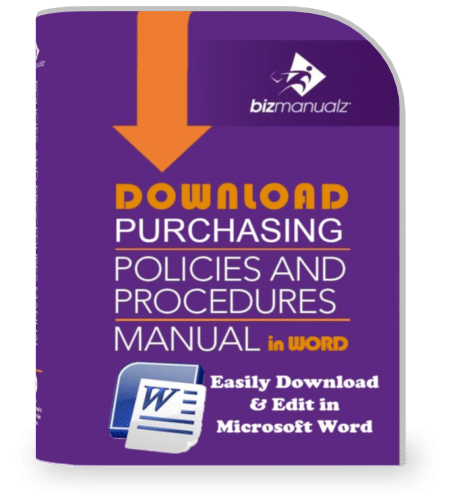 Purchasing Policies and Procedures Manual