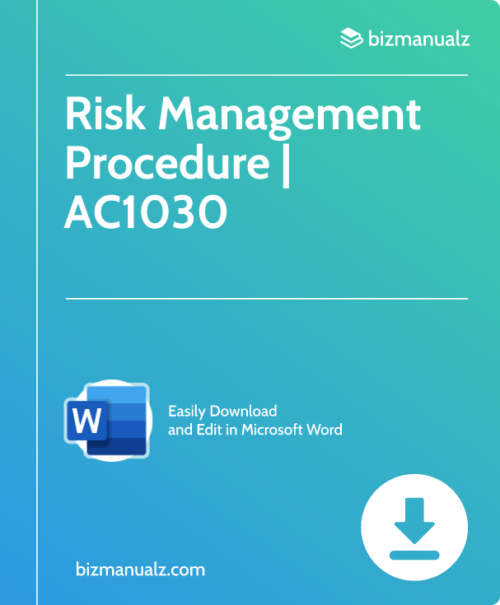 Risk Management Procedure | AC1030