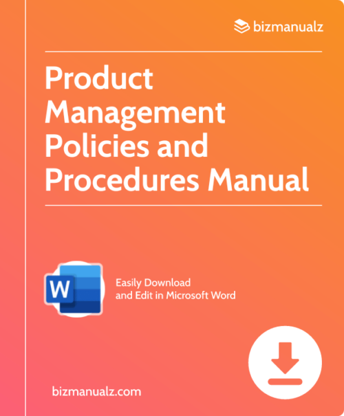 Product Management Policies Procedures