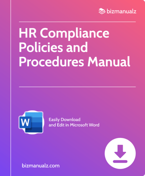 HR Compliance Policies Procedure
