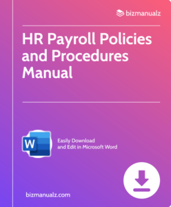 HR Payroll Policies Procedures