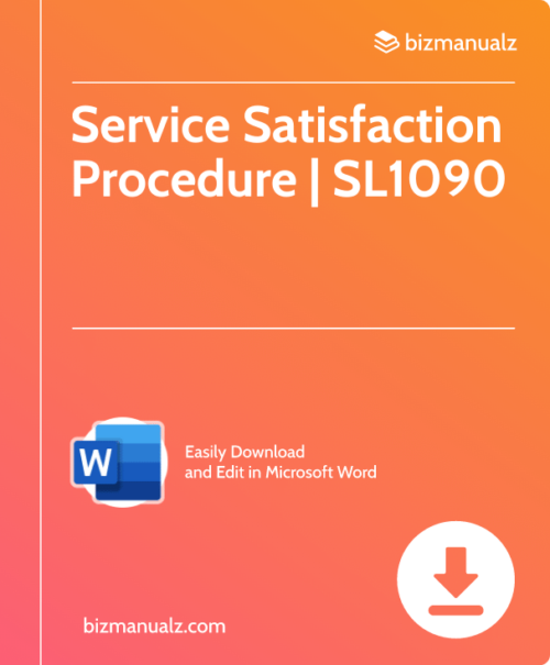 Customer Service Satisfaction Procedure Template