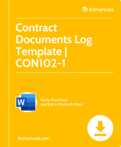 Construction Document Log Example Construction Contract Documents Log Template Template Word