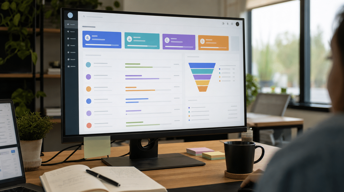 Customer onboarding dashboard showing milestones and progress indicators