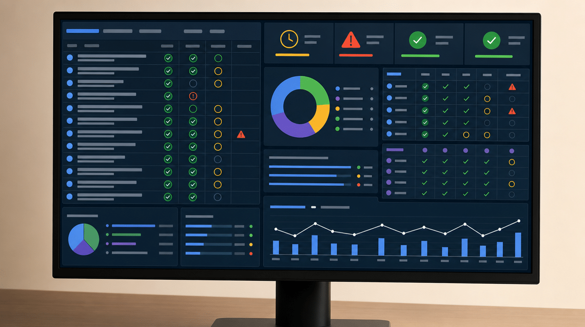 Interview question review dashboard checking timing relevance and fairness