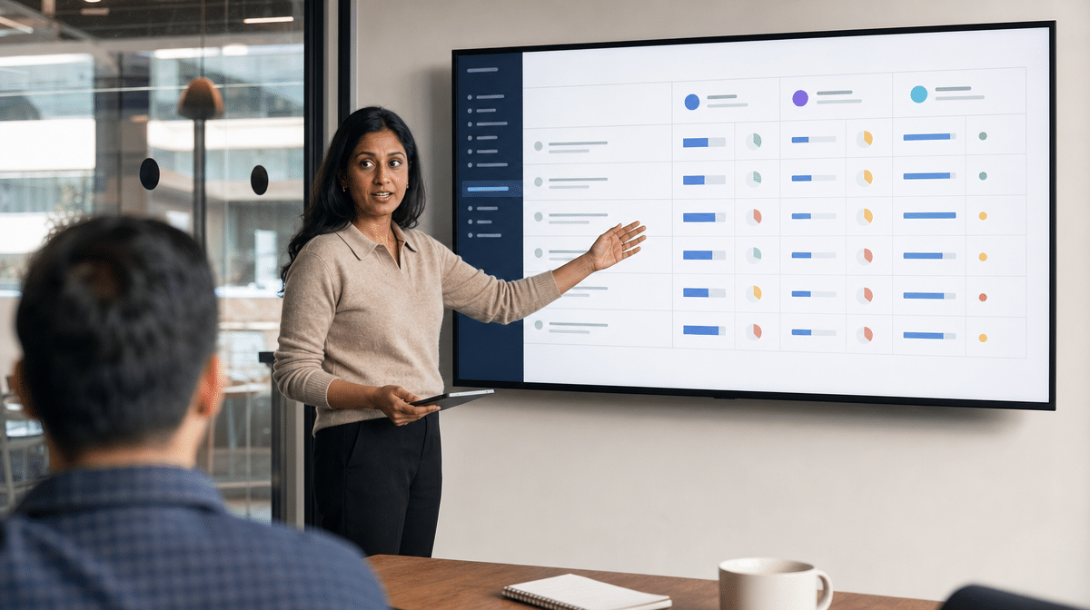 Product manager comparing customer needs with proposed product concepts
