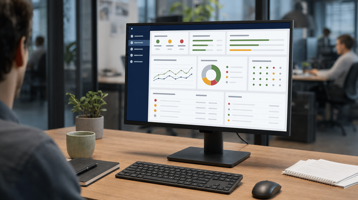 Third-party risk dashboard showing security and compliance checks