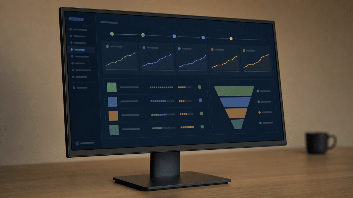 Onboarding email experiment dashboard comparing engagement and activation results