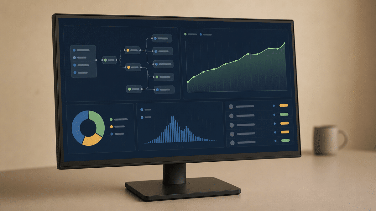 AI chatbot support dashboard showing automated resolutions and human handoffs