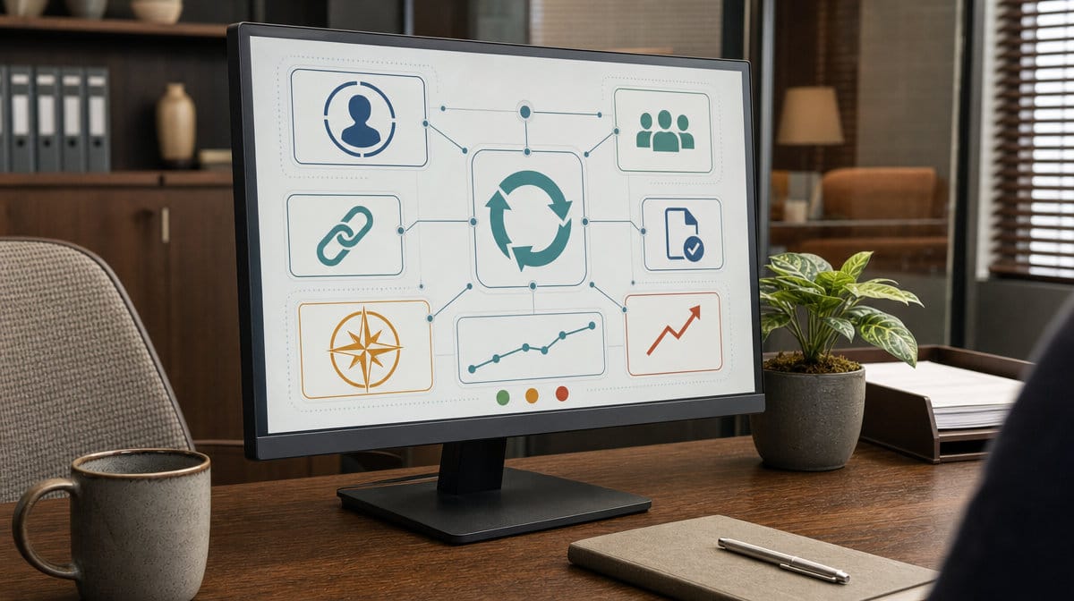 ISO 9001 performance dashboard connecting customer focus processes evidence and continuous improvement