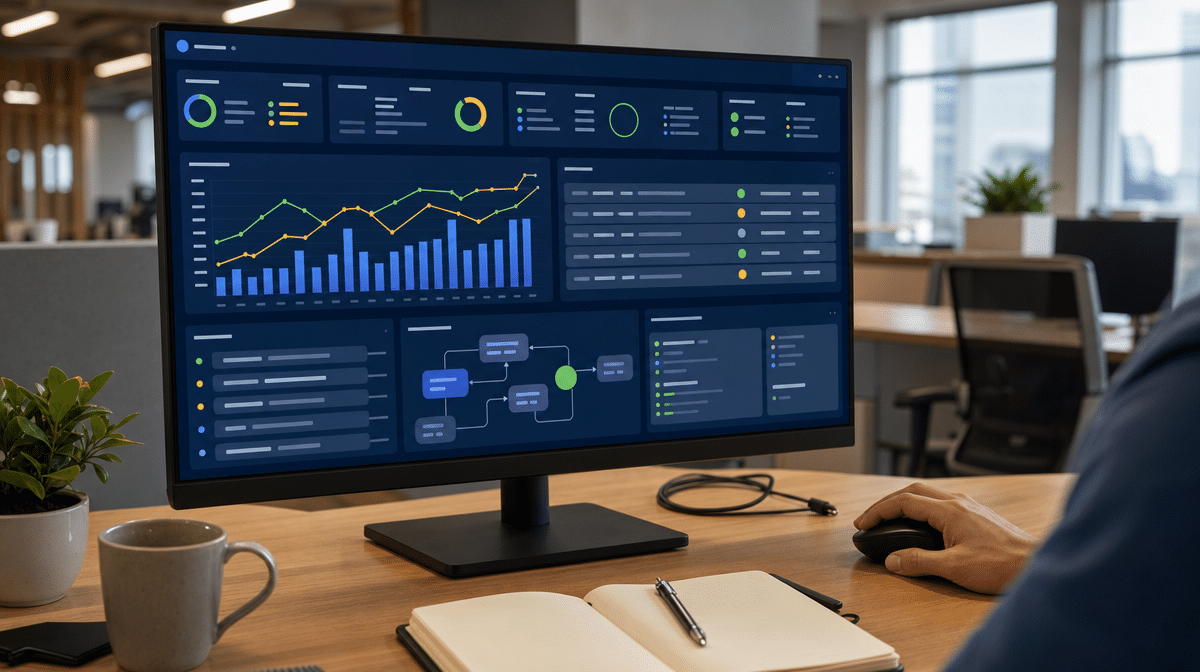 Integrated information technology dashboard supporting business operations and decisions
