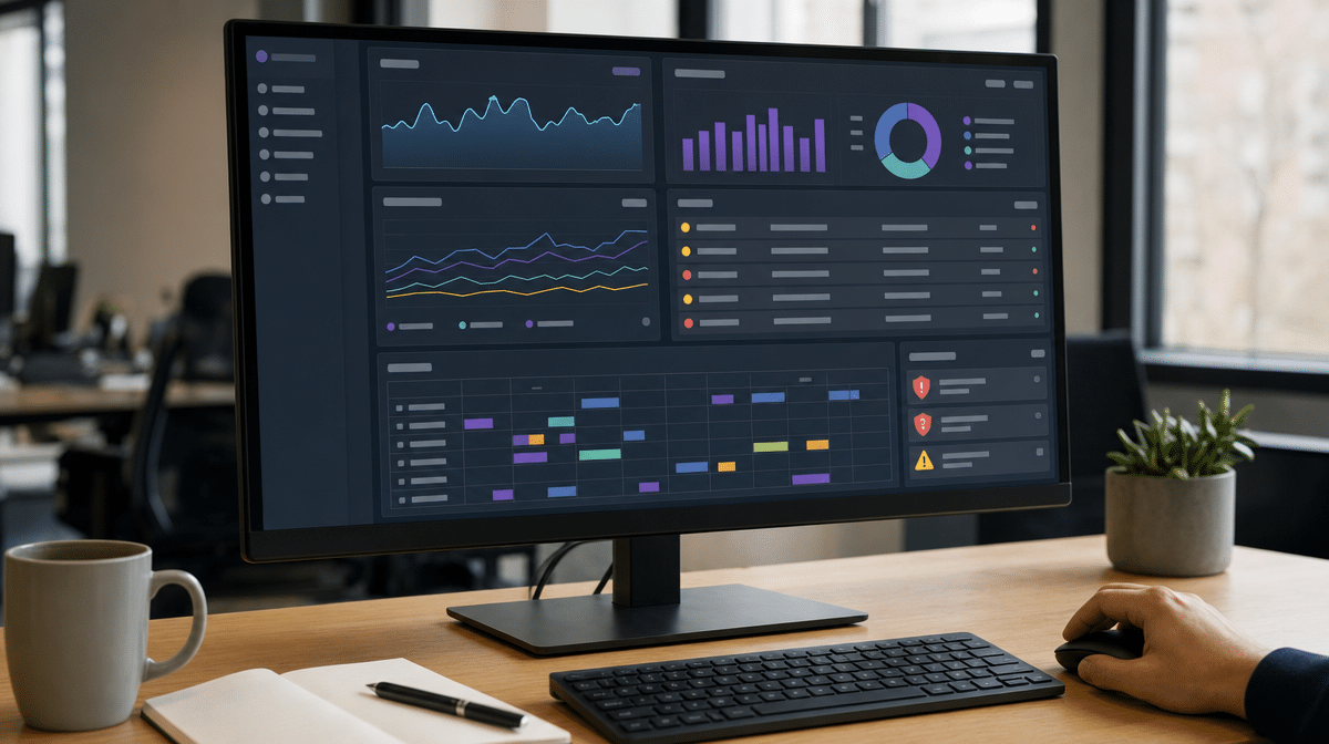 Digital work network connecting communication activity response queues and risk alerts