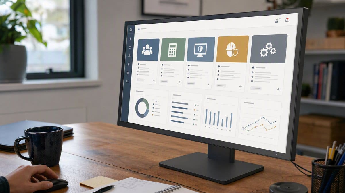 Company policy library organized by human resources, finance, IT, safety, and operations